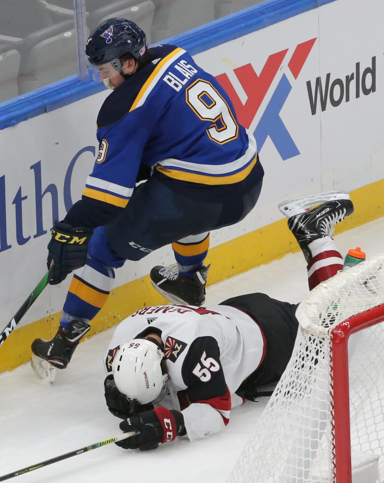 The Blues take on the Coyotes at Enterprise